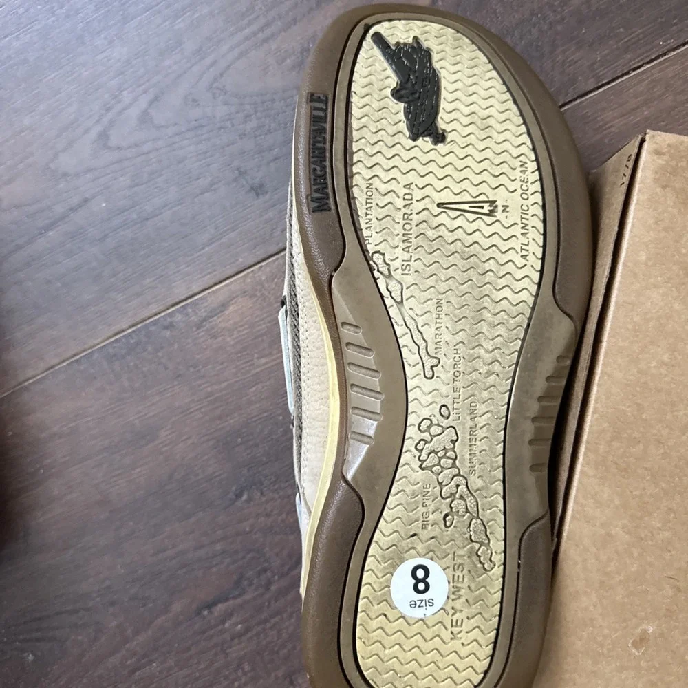 Margaritaville Slip On Loafers Boat Shoes Brown Mens Size‎ 8 MG8002B
